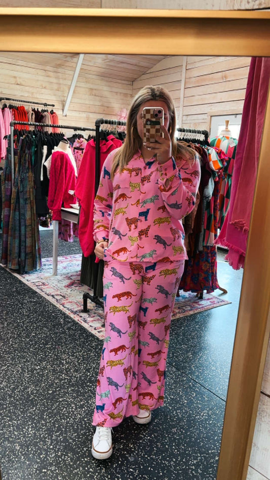 Cheetah Pajamas
